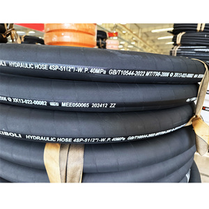 Bestseller En853 1sn Sae 100 R2at R17 3/8 "1/2 Inch 1.1/4" 1 4 4 Wire 400bar 5000psi Bij Flexibele Hydraulische Slang - Product Image 6