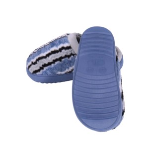 <span class=keywords><strong>Pantofole</strong></span> in peluche da <span class=keywords><strong>donna</strong></span> Paul Frank all'ingrosso, blu con stampa astratta, a punta chiusa, calde <span class=keywords><strong>invernali</strong></span>, da indossare in casa, con suola spessa - Product Image 4