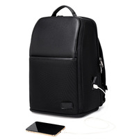 Nouveau Sac à Dos Homme 2023 pour Affaires et Loisirs, avec Port USB, Étanche, en PU et Polyester, Harnais Rembourré, pour Voyage et Ordinateur Portable