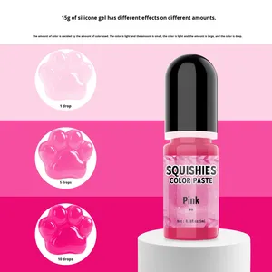 Concentré de silicone colorant acide haute transparence 24 couleurs 5ml, inodore, facile à mélanger, colle UV spéciale pour moules, fabriqué en Chine - Product Image 3