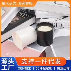 Bougie en cire de soja en forme de pilier, à combustion propre, pour usage intérieur et festif, mélange de cire d'abeille et de vitamine E - Product Image 5