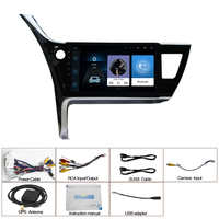 Autoradio Android 10.0 2Din pour Toyota Corolla Altis Gauche 2017 2018 Navigateur Voitures Stéréo Récepteur 2 Din DVD Carplay DSP 4G