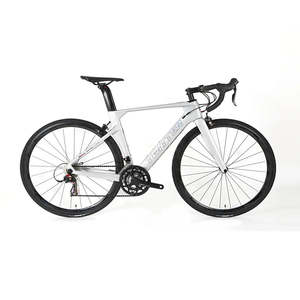 My Store Blue 46cm จักรยานเสือหมอบคาร์บอนไฟเบอร์24สปีด, สำหรับขี่ในเมืองอลูมิเนียมอัลลอย V เบรคและดิสก์เบรกแบบซ่อนสาย - Product Image 1