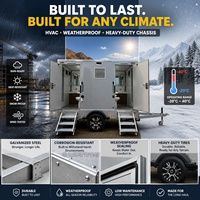 Baños Móviles VIP, Remolques con Baños, Baños Portátiles para Campamentos, Remolque con Inodoro Móvil