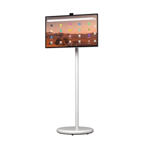 27 Inch Portable <b>LED</b> Smart TV White Battery Rotating Monitor Android 15 FHD 1080p Indoor Use Smart TV - Product Image 1