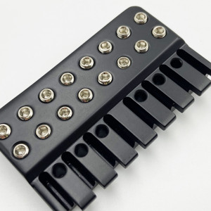 Juego de Puente para Guitarra Eléctrica de 8 Cuerdas sin Cabezal, Premium, Completo, con Herrajes Superiores e Inferiores, Accesorios para Guitarra - Product Image 6