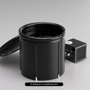 Hidroterapia para Recuperación Deportiva, Baño Frío, Enfriador Portátil Mini de 0.8HP/0.5HP con Bañera Plegable Gratuita - Product Image 6