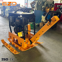 Compacteur de sol personnalisé GZD C330T, 260 kg, compacteur à plaque vibrante réversible, 13 ch, machine à essence pour la construction de routes
