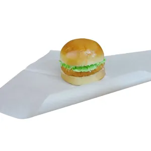 Yağ geçirmez balmumu kağıt burger ambalaj