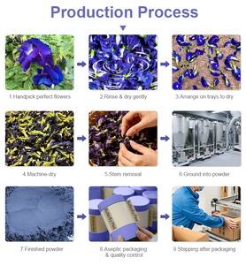 Polen de Frijol Mariposa, Materia Prima de Grado Alimenticio con 99% de Pureza y Solubilidad en Agua, Venta al por Mayor de Fábrica - Product Image 3