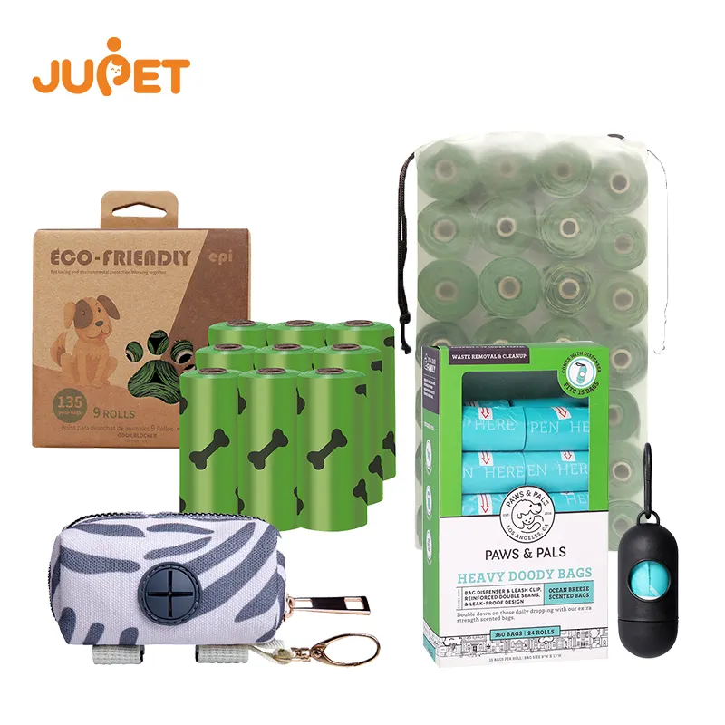 Peringkat JUPET grosir terkemuka tas anjing kucing anjing sekali pakai yang ramah lingkungan dan buang kotoran hewan peliharaan