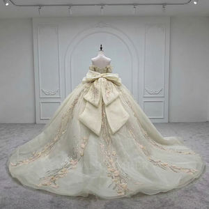 Vestidos de Quinceañera de Lujo Lsmc133 en Beige con Cuentas, Vestidos de Gala, Vestido de 15 Años con Espalda de Cordones para Fiesta de Graduación Jancember - Product Image 3