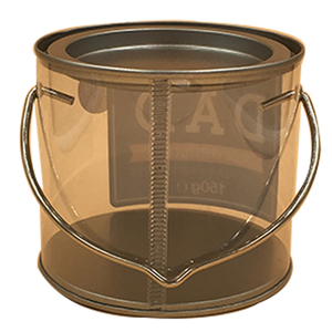 Navidad redondo transparente de PVC <span class=keywords><strong>Cubo</strong></span> de estaño para dulces de regalo de estaño lata de galletas <span class=keywords><strong>con</strong></span> <span class=keywords><strong>tapa</strong></span> de <span class=keywords><strong>Metal</strong></span>/mango OEM - Product Image 6