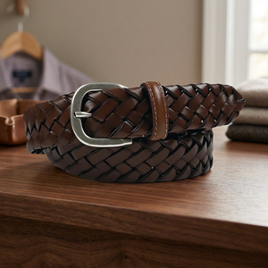 100% Premium Quality Eco-Friendly Durable Cow Hide <b>Belts</b> Vintage Steel Buckle Square Design Heat Transfer Custom Printing Logo - Product Image 1