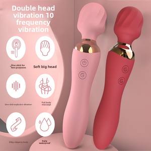 Potente estimulador femenino, Varita de doble cabeza, vibrador, punto G, masajeador de clítoris, fábrica, venta al por mayor, juguete sexual para adultos para mujeres - Product Image 3