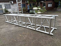 Structure de scène en treillis carré en aluminium pour écran LED, éclairage DJ, suspension de sonorisation, cadre de treillis pour événements et salons professionnels
