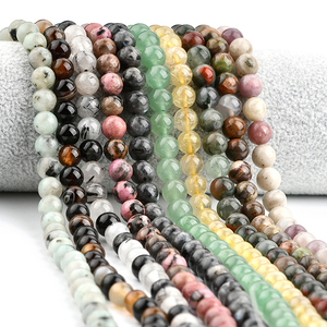 AAAAA หินธรรมชาติ5A สีแดงโกเมนลูกปัดรอบหลวมลูกปัดหินธรรมชาติสำหรับ DIY สร้อยข้อมือเครื่องประดับทำ - Product Image 3