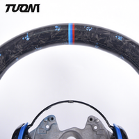 Volant LED en fibre de carbone forgé pour BMW F30 F32 F10 F20 F07 F01 M2 M3 M4 M5 M6