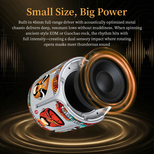 Altoparlante Bluetooth Ispirato allo Zen 2026: Con Maschera Girevole in Metallo Ispirata all'<span class=keywords><strong>Opera</strong></span> di Pechino, Funziona anche come <span class=keywords><strong>Mini</strong></span> Regalo Wireless Antistress - Product Image 6