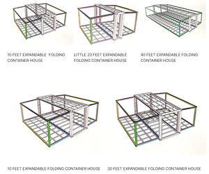 मॉड्यूलर आधुनिक कंटेनर घर फोल्डेबल बालकनी वर्षा जल संचयन सभी मौसम संचालन प्रणाली - Product Image 6