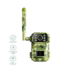 SECTEC Mini GPS konumlandırma avcılık kamera GSM 4G LTE hücresel açık takip kamerası görünmez ışıkları kamuflaj avcılık kamera