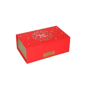 Box Luxury Black Book Shaped Rigid Cardboard Foldable Gift Box Custom Print Paper Clamshell Magnetic Gift Box