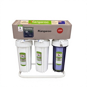 Système de filtration d'eau Kangaroo à 7 étapes, couvercle en plastique, purificateur RO domestique, utilisation facile, en anglais - Product Image 1