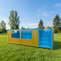 Luxuriöser Stahl-Container-Spa-Pool für den Garten mit rutschfester Innenverkleidung für Kinder und Erwachsene