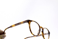 Monture optique en acétate fin polie à la main, monture de lunettes ovale en acétate à bordure complète, très vendue