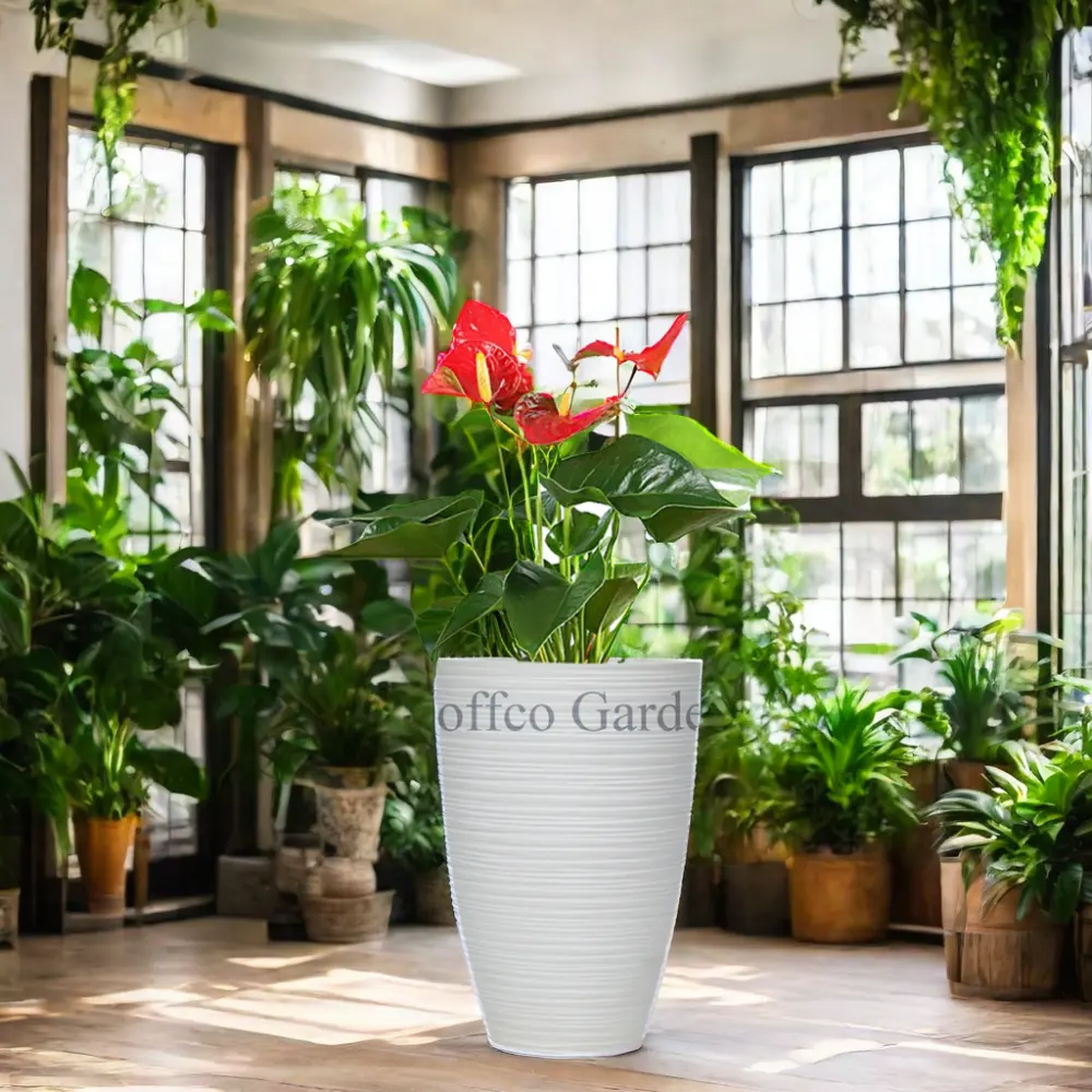 Coffco vasca circolare Vintage vaso giardino vivaio coltiva Box forniture da giardino Soho alta plastica per piantare la decorazione della casa