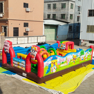 Outdoor Inflatable Commercial House Slide and Jumping Castles With Blower Kids' Large <b>Trampoline</b> Park Inflatable <b>Trampoline</b> Park - Product Image 3