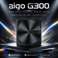Siap Kirim USB 3.0 Type-C External DVD Drive Slim CD DVD-RW Burner Writer Optical Drive untuk Laptop PC Mac Plug and Play