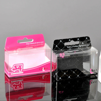 Boîte-cadeau transparente rectangulaire en pvc de grande taille, à la mode, personnalisée