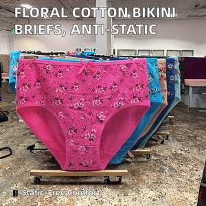 Pantalones <span class=keywords><strong>de</strong></span> <span class=keywords><strong>Mujer</strong></span> <span class=keywords><strong>de</strong></span> Cintura Media con Estampado Floral, Tejido <span class=keywords><strong>de</strong></span> Punto, 95% Algodón, Antiestático, Cómodo, Estilo Hipster, con Logotipo, para Uso Diario - Product Image 3