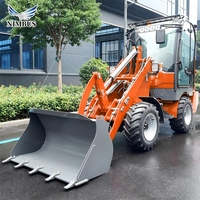 Chargeuse électrique à cycle de livraison rapide NIMBUS, direction entièrement hydraulique, forte capacité de franchissement de obstacles pour chargeuse sur pneus de construction