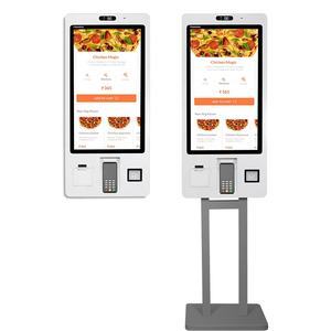 Capacité de commande en libre-service debout à écran tactile moniteur kiosque à écran tactile avec scanner et imprimante - Product Image 2