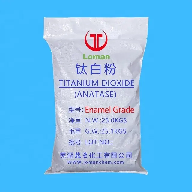 Esmalte/anatasa dióxido de titanio/cerámica uso TiO2