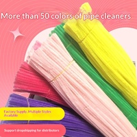Kit de Création Bouquet de Bâtonnets Torsadés en Peluche et Fourrure Artificielle - Ensemble de Matériaux DIY Twistily Hebei Fun pour les Marchés Nocturnes - À partir de 14 ans