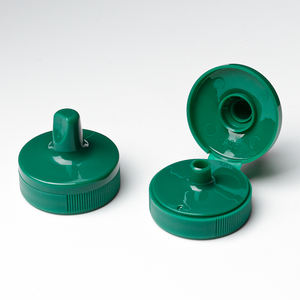 Gran oferta de fábrica 38-400 53mm buen sellado tapas abatibles tradicionales con válvula de silicona para botella exprimible de lácteos - Product Image 1