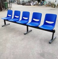 Banc extérieur commercial de sièges de sport de mobilier pour les salles d'attente de réception d'hôpital d'aéroport banc en métal pour l'usage d'hôtel de parc