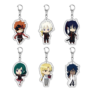Porte-clés <span class=keywords><strong>Anime</strong></span> <span class=keywords><strong>D</strong></span>.<span class=keywords><strong>Gray</strong></span>-man 55MM, Allen Walker, Yu Kanda, Lenalee Lee, Porte-clés en acrylique, Plaque modèle, Cadeaux de Noël - Product Image 1