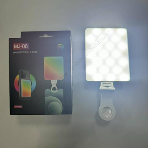 Lampe LED magnétique en gros, promotionnelle, en plastique, pour selfie, photographie et vidéo sur téléphone portable - Product Image 5