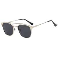 Lunettes de soleil polarisées à grande monture métallique, protection UV400, double pont, sangle réglable, idéales pour le cyclisme, la pêche et les voyages – Offre Spéciale