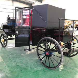 Vagoneta Eléctrica de Turismo Estilo Clásico Vintage, Carroza Real Negra, Vehículo de Turismo Personalizado de Estilo Europeo en Venta - Product Image 4