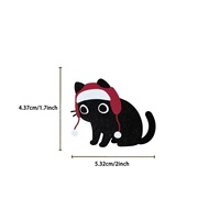 50 pegatinas de PVC impermeables con diseño navideño de dibujos animados, ideales para decorar fundas de teléfono, cuadernos y vasos.