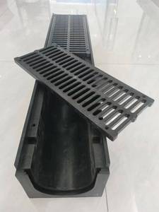 Nhà cung cấp Trung Quốc Heavy Duty vườn HDPE tuyến tính hệ thống thoát nước rãnh thoát nước sàn hệ thống thoát nước cho ngoài trời máng xối - Product Image 3