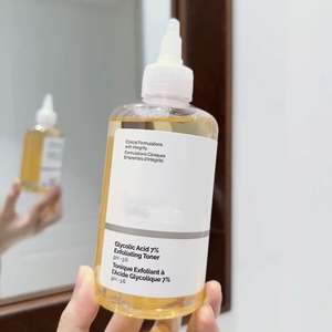 Solution tonifiante à 7 % d'acide glycolique et tonique exfoliant à 7 % d'acide glycolique, produits pour la peau - Product Image 1