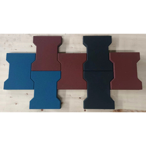 Mật độ cao sân chơi sàn Chó Xương cao su sàn gạch cao su chó xương với EPDM hạt - Product Image 6