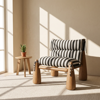 Fauteuil d'appoint moderne en similicuir souple, personnalisable OEM/ODM, avec structure en bois de frêne massif, idéal pour la maison et l'hôtel (vente chaude)