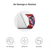 Vente en gros de stickers anti-rayures en vinyle pour la console Playstation 5 PS5 Slim Disc et la manette, protection intégrale